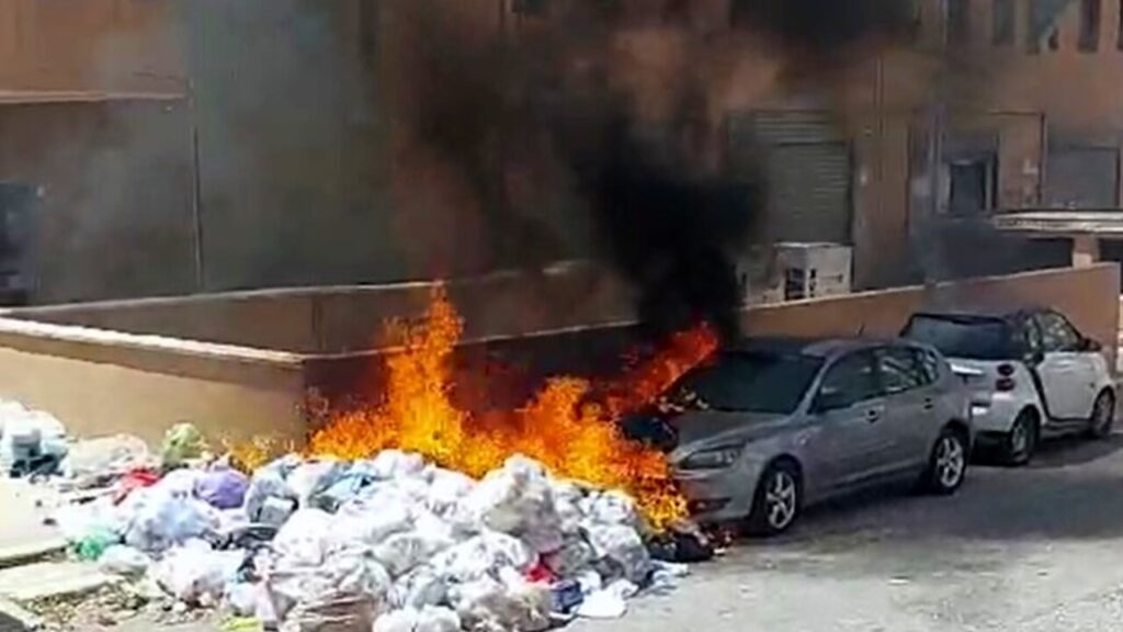 Incendio Rifiuti Reggio Calabria